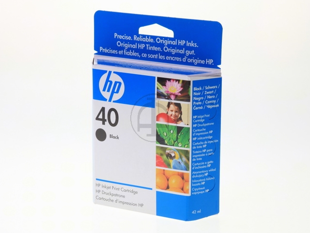 HP Tintenpatrone 51640AE 40 schwarz