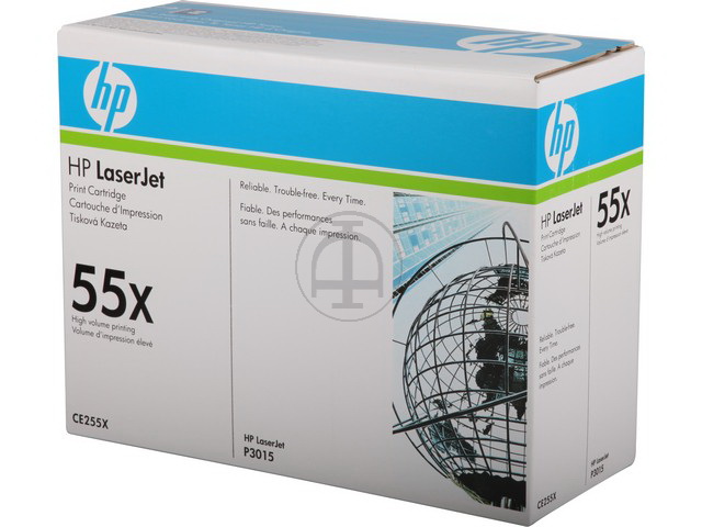 HP Toner CE255X 55X schwarz