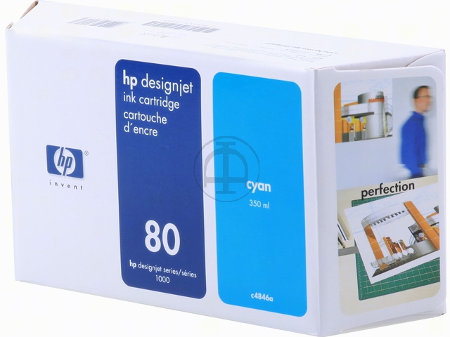 HP Tintenpatrone C4846A 80 cyan
