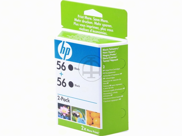 HP Tintenpatrone C9502A 2x 56 sw VE2