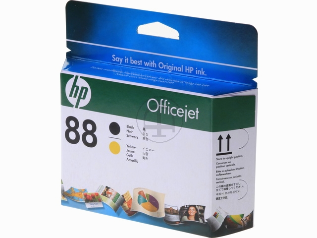 HP Druckkopf C9381AE 88 gelb/schwarz