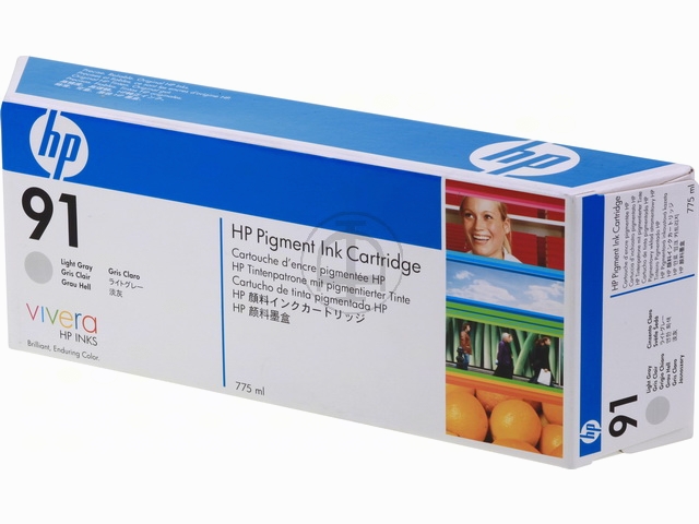 HP Tintenpatrone C9466A 91 grau light