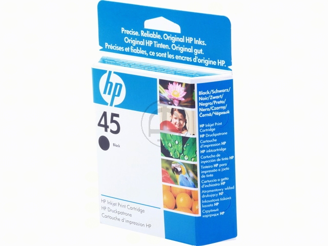 HP Tintenpatrone 51645GE 45 schwarz