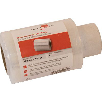 smartboxpro Hand-Stretchfolie/243122210, klar, 10cmx150m, Plastik, 15my, Inh. 10
