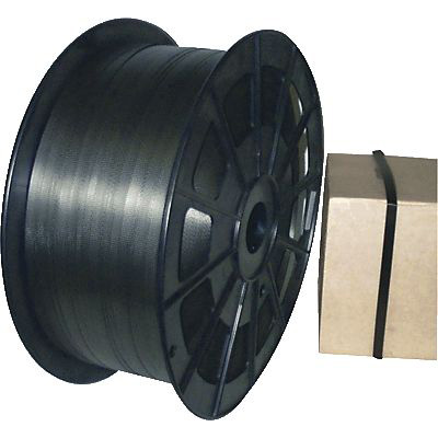 smartboxpro Umreifungsband Polyprop./244170301, schwarz, 0,5, 145kg, Inh. 2000m