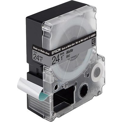 EPSON® Mattes Band,Blk/Matt Siv 24/9/ C53S627405, Breite 24mm, Länge 9m