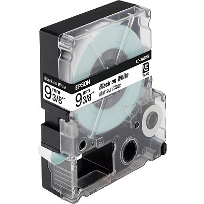 EPSON® Standard Band, Blk/Wht 9/9/ C53S624402, Breite 9mm, Länge 9m