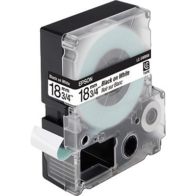 EPSON® Standard Band,Blk/Wht 18/9/ C53S626404, Breite 18mm, Länge 9m