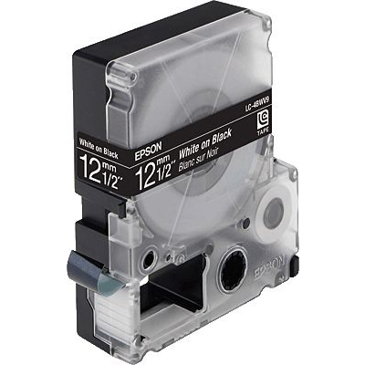EPSON® Vivid-Band White/Black 12/9/ C53S625404, Breite 12mm, Länge 9m