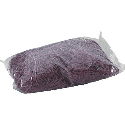 5 Star Gummiringe im Polybeutel, rot, Ø 6,5cm, Inh. 1000g