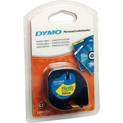DYMO Etikettenband LetraTag/ S0721670 gelb