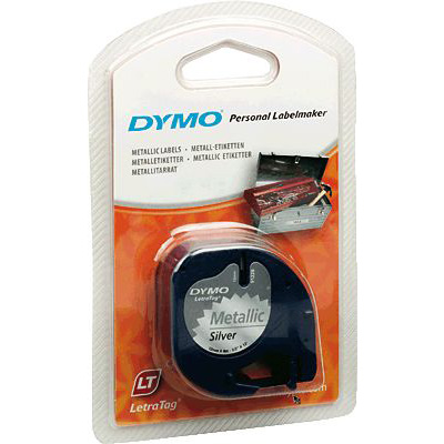 DYMO Etikettenband/ S0721750 metallic silber