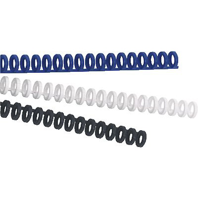 GBC Binderücken ibiclick/ 388002E, DIN A4, weiß, 8 mm, 45 Blatt Inh. 50