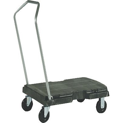 Rubbermaid Plattformwagen Triple Trolley/FG440100BLA, schwarz, 83x52cm