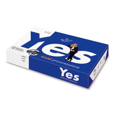 YES Gold Papier, DIN A4, 80g/m², 2500 Blatt/Karton